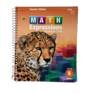 Math Expressions  Common Core Teachers Edition Grade 5 Volume 1 Houghton Mifflin